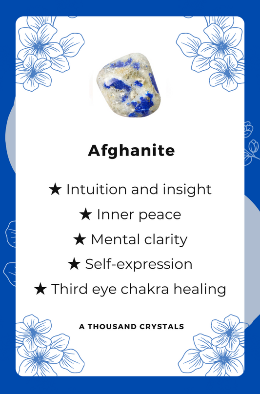 Afghanite Healing Crystals for Balance, Clarity and Intuition
