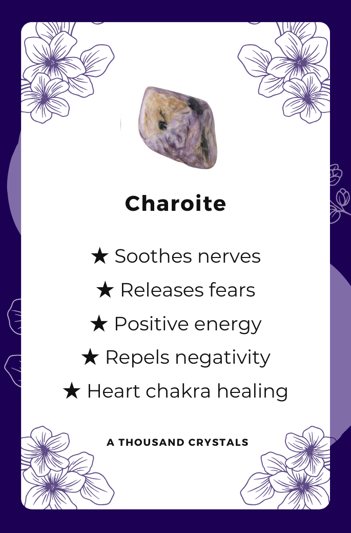 CRYSTALS, Charoite, Wholesale Crystals, Healing Crystals, Gemstone Wholesaler