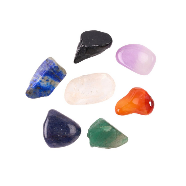 Crystal Chips Gemstone Tumblestone Mix Indian 4-15 mm