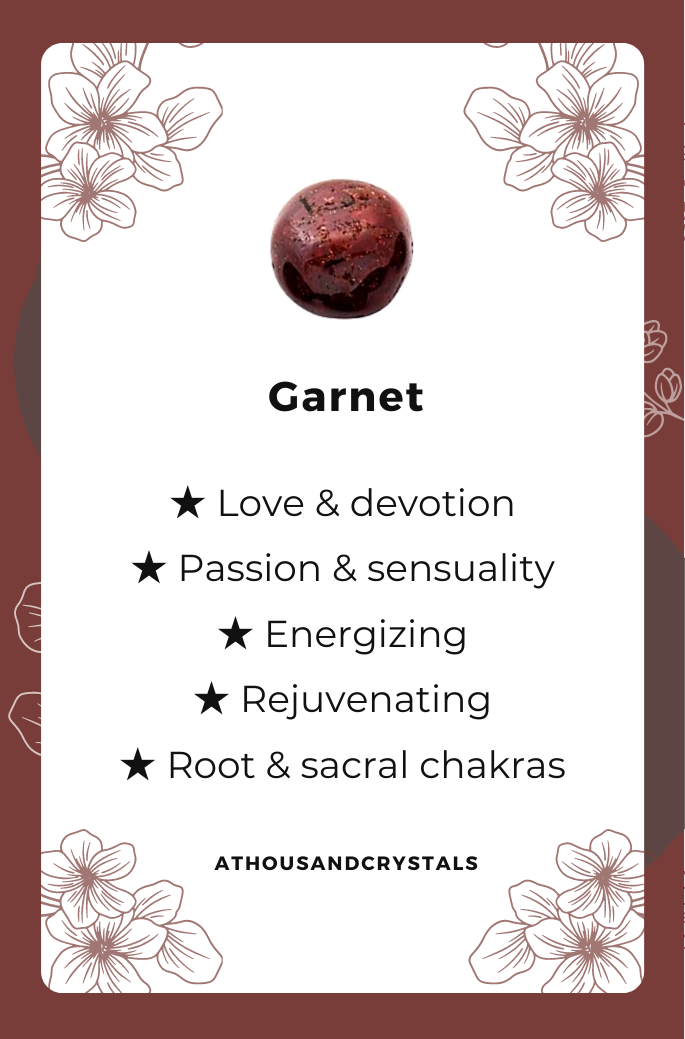 CRYSTALS, Wholesale Crystals, Bulk Crystals, Garnet Crystals, Stone, Gemstone, Red, Energizing, Love, Energy, Vitality, Healing, Chakra