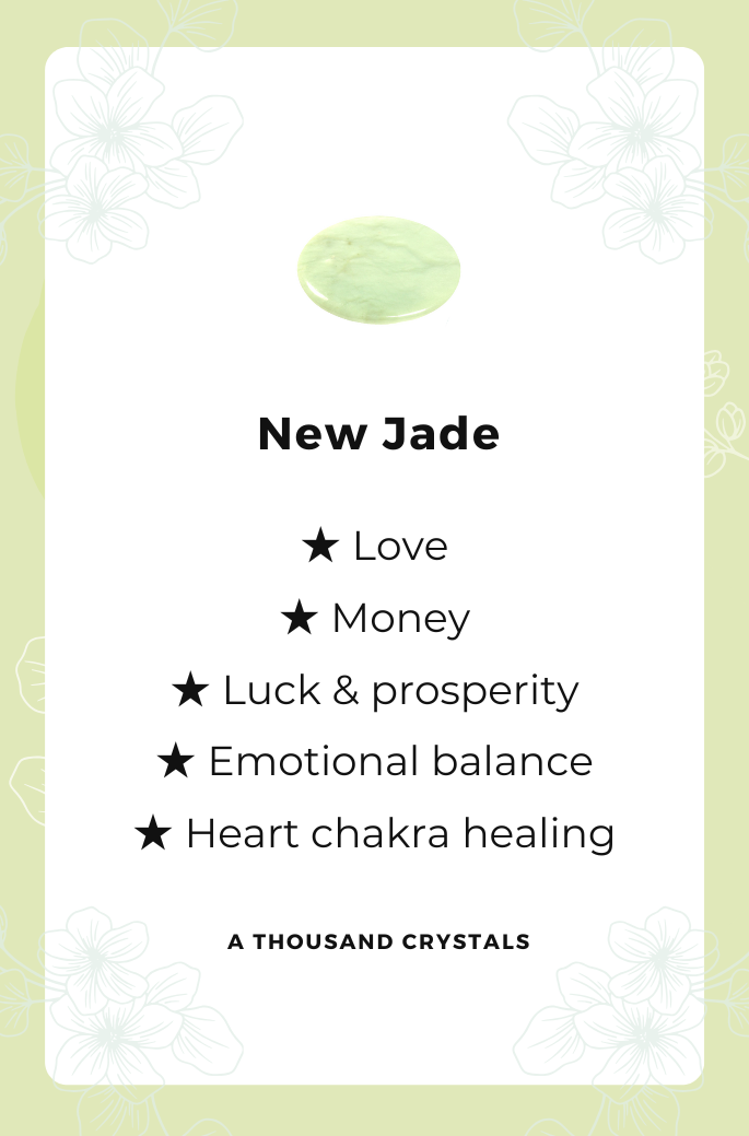 NEW JADE CRYSTAL, Healing Crystals, Gemstone, Stone, Green, Polished, Tumbled Stone, Wholesale, Love, Hope, Peace, Joy, Luck, Money