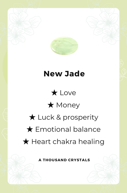 NEW JADE CRYSTAL, Healing Crystals, Gemstone, Stone, Green, Polished, Tumbled Stone, Wholesale, Love, Hope, Peace, Joy, Luck, Money