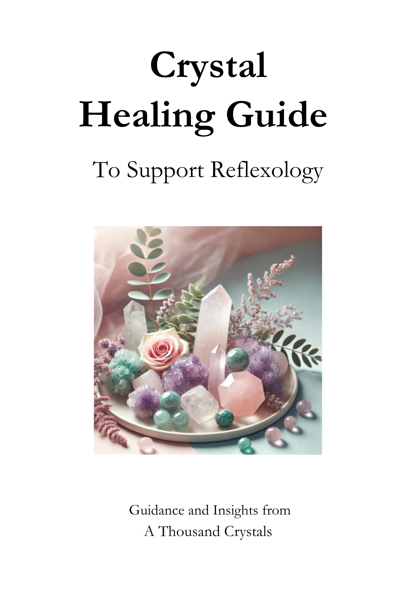 REFLEXOLOGY CRYSTAL SET: Clear Quartz, Amethyst, Green Aventurine, Rose Quartz, Carnelian, Sodalite, Healing Stones, Gems, Spiritual Gift