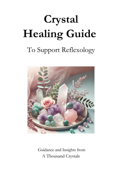 REFLEXOLOGY CRYSTAL SET: Clear Quartz, Amethyst, Green Aventurine, Rose Quartz, Carnelian, Sodalite, Healing Stones, Gems, Spiritual Gift