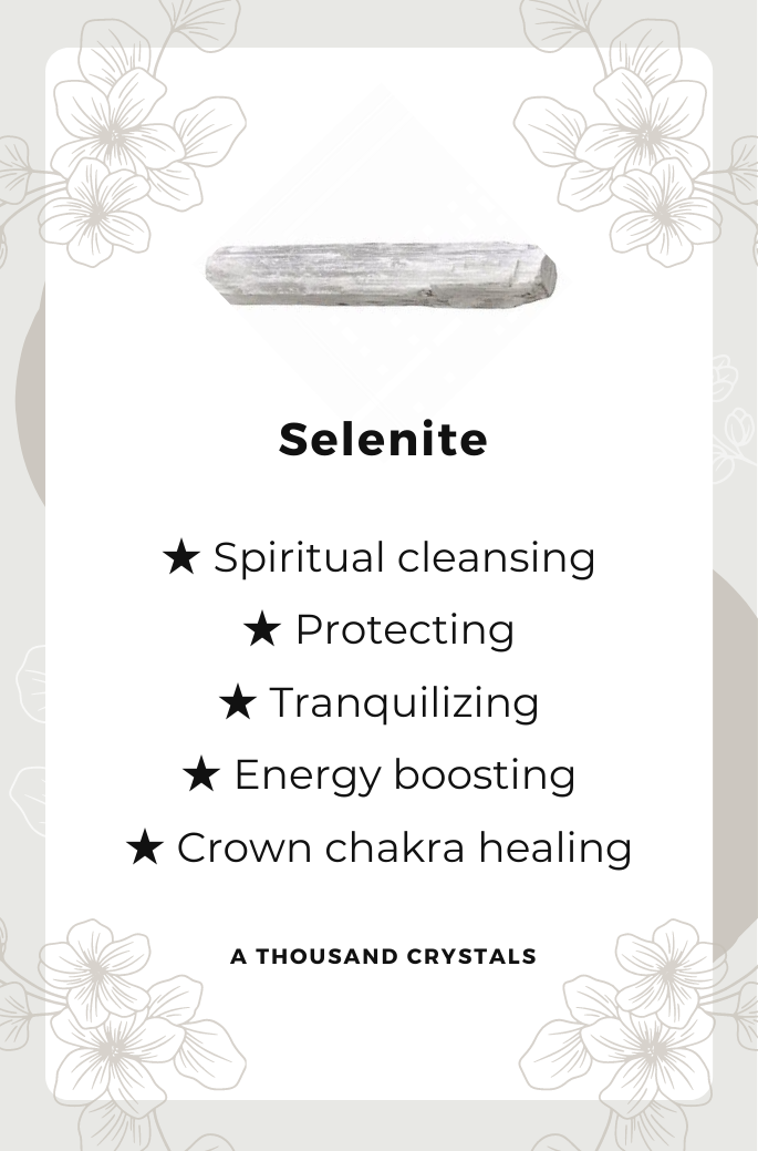 SELENITE CRYSTAL, Energy Booster, Amplification, Amplifier, Aura, Cleansing, Infusion, Usui Reiki Master Infused, Crown Chakra