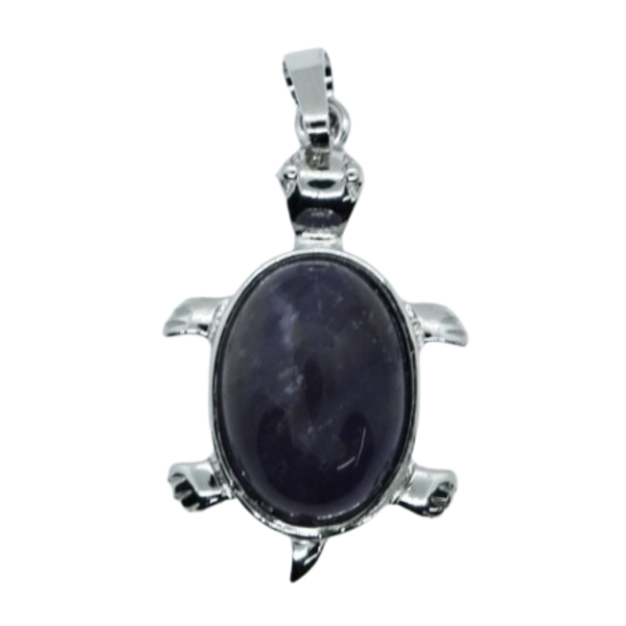 Amethyst Tortoise Pendant Necklace