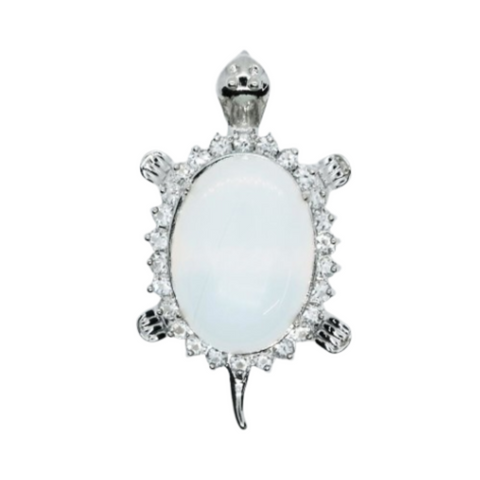 Opalite Turtle Pendant Necklace