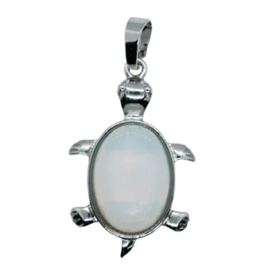 Opalite Tortoise Pendant Necklace