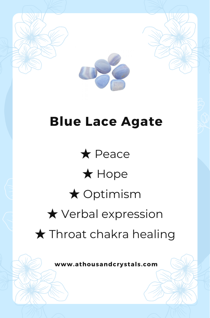 Blue Lace Agate Crystal Meaning