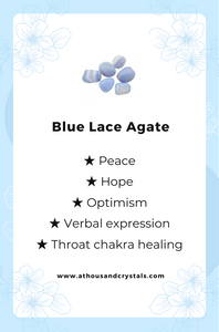 Blue Lace Agate Crystal Meaning